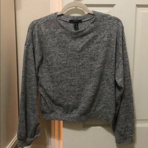 Crop top sweatshirt